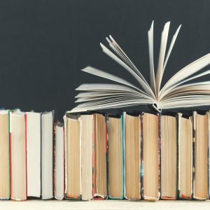 Composition with books on the table Composition with books on the table